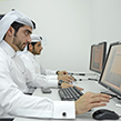اختبار في اللغة الإنجليزية باستخدام الحاسوب في الومنيوم قطر